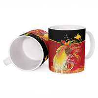 Papua New Guinea Independence Day Ceramic Mug Happy Anniversary 50th Bird-of-paradise Melanesian Tattoos LT03 - Polynesian Pride
