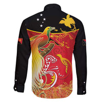 Papua New Guinea Independence Day Family Matching Summer Maxi Dress and Hawaiian Shirt Happy Anniversary 50th Bird-of-paradise Melanesian Tattoos LT03 - Polynesian Pride