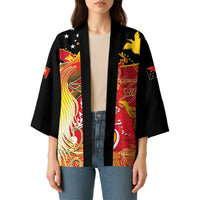 Papua New Guinea Independence Day Kimono Happy Anniversary 50th Bird-of-paradise Melanesian Tattoos - Polynesian Pride