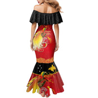 Papua New Guinea Independence Day Mermaid Dress Happy Anniversary 50th Bird-of-paradise Melanesian Tattoos - Polynesian Pride