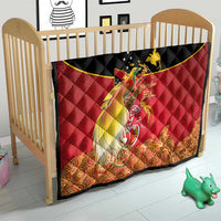 Papua New Guinea Independence Day Quilt Happy Anniversary 50th Bird-of-paradise Melanesian Tattoos LT03 - Polynesian Pride