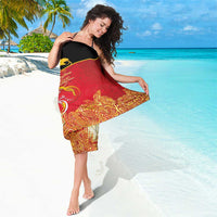 Papua New Guinea Independence Day Sarong Happy Anniversary 50th Bird-of-paradise Melanesian Tattoos LT03 - Polynesian Pride