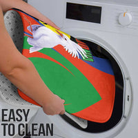 New Caledonia Bathroom Set Kagu Bird and The Seal with Melanesian Culture - Polynesian Pride