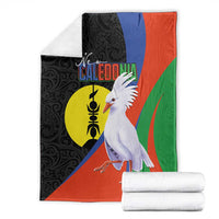 New Caledonia Blanket Kagu Bird and The Seal with Melanesian Culture - Polynesian Pride