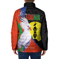 New Caledonia Padded Jacket Kagu Bird and The Seal with Melanesian Culture - Polynesian Pride