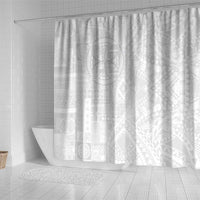 Samoan Culture-Lotu Tamaiti Shower Curtain Siapo and Polynesian Art Tattoos - Polynesian Pride