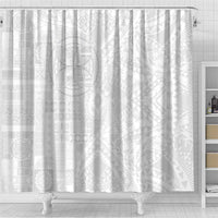 Samoan Culture-Lotu Tamaiti Shower Curtain Siapo and Polynesian Art Tattoos - Polynesian Pride