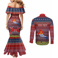 personalised-kiribati-christmas-couples-matching-mermaid-dress-and-long-sleeve-button-shirts-coat-of-arms-and-map-beautiful-merry-xmas-snowflake