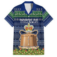 personalised-tokelau-christmas-family-matching-off-shoulder-maxi-dress-and-hawaiian-shirt-coat-of-arms-and-map-beautiful-merry-xmas-snowflake