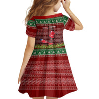 Personalised Wallis and Futuna Christmas Family Matching Tank Maxi Dress and Hawaiian Shirt Coat of Arms and Map Beautiful Merry Xmas Snowflake LT03 - Polynesian Pride