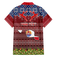 personalised-french-polynesia-christmas-family-matching-short-sleeve-bodycon-dress-and-hawaiian-shirt-coat-of-arms-and-map-beautiful-merry-xmas-snowflake