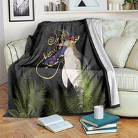 New Zealand Hoiho Blanket Maori Art Tattoo and Silver Fern