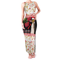 New Zealand Merry Christmas Family Matching Tank Maxi Dress and Hawaiian Shirt Hoiho Xmas - Haka Dance and Pohutukawa