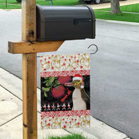 New Zealand Merry Christmas Garden Flag Hoiho Xmas - Haka Dance and Pohutukawa