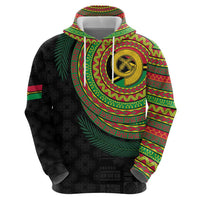 Vanuatu Tribal Tattoo with Namele Leaves Hoodie LT03 - Polynesian Pride