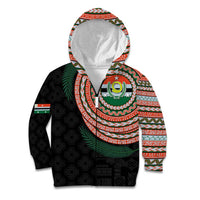 Penama Tribal Tattoo with Namele Leaves Kid Hoodie