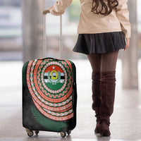 Penama Tribal Tattoo with Namele Leaves Luggage Cover