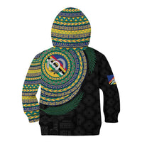 Torba Tribal Tattoo with Namele Leaves Kid Hoodie