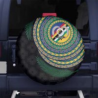 Torba Tribal Tattoo with Namele Leaves Spare Tire Cover