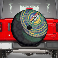 Torba Tribal Tattoo with Namele Leaves Spare Tire Cover
