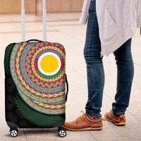 Shefa Tribal Tattoo with Namele Leaves Luggage Cover