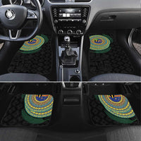 Tafea Tribal Tattoo with Namele Leaves Car Mats