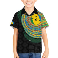 Malampa Tribal Tattoo with Namele Leaves Hawaiian Shirt