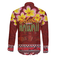 Aloha Plumeria Flowers Family Matching Mermaid Dress and Hawaiian Shirt With Hawaiian Style Tapa Tribal