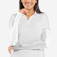 Niue White Sunday Arm Sleeves Hiapo Tribal Art Tattoos - Polynesian Pride