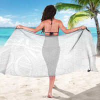 Niue White Sunday Sarong Hiapo Tribal Art Tattoos - Polynesian Pride