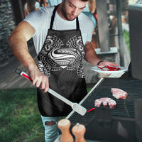 Super Samoan Traditional Tribal Art Tattoos Apron Black Color - Polynesian Pride