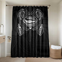 Super Samoan Traditional Tribal Art Tattoos Bathroom Set Black Color - Polynesian Pride
