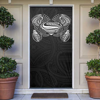 Super Samoan Traditional Tribal Art Tattoos Door Cover Black Color - Polynesian Pride