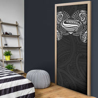 Super Samoan Traditional Tribal Art Tattoos Door Cover Black Color - Polynesian Pride