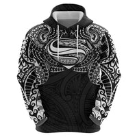 Super Samoan Traditional Tribal Art Tattoos Hoodie Black Color - Polynesian Pride