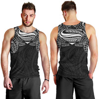 Super Samoan Traditional Tribal Art Tattoos Men Tank Top Black Color - Polynesian Pride