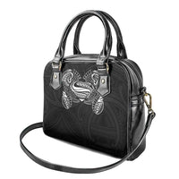 Super Samoan Traditional Tribal Art Tattoos Shoulder Handbag Black Color - Polynesian Pride