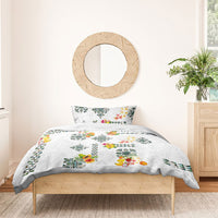 Hawaiian Quilts Bedding Set Tropical Fruits and Plants