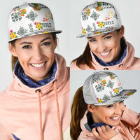 Hawaiian Quilts Mesh Trucker Cap Tropical Fruits and Plants