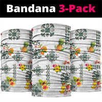 Hawaiian Quilts Neck Gaiter Tropical Fruits and Plants