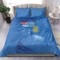 Tuvalu Heritage Bedding Set Map of the Islands and Polynesia Pattern