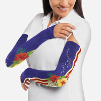 Kiribati Heritage Arm Sleeves Map of the Islands and Polynesia Pattern