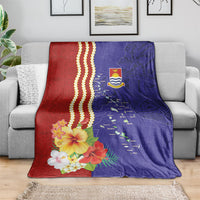 Kiribati Heritage Blanket Map of the Islands and Polynesia Pattern