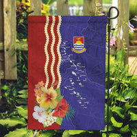 Kiribati Heritage Garden Flag Map of the Islands and Polynesia Pattern