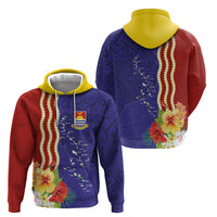 Kiribati Heritage Hoodie Map of the Islands and Polynesia Pattern