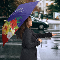 Kiribati Heritage Umbrella Map of the Islands and Polynesia Pattern