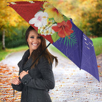 Kiribati Heritage Umbrella Map of the Islands and Polynesia Pattern