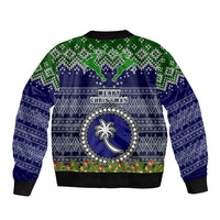 chuuk-state-christmas-bomber-jacket-coat-of-arms-beautiful-merry-xmas-snowflake