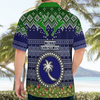 chuuk-state-christmas-hawaiian-shirt-coat-of-arms-beautiful-merry-xmas-snowflake