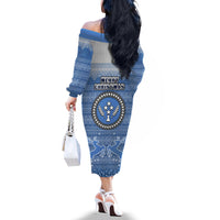 kosrae-christmas-off-the-shoulder-long-sleeve-dress-coat-of-arms-beautiful-merry-xmas-snowflake